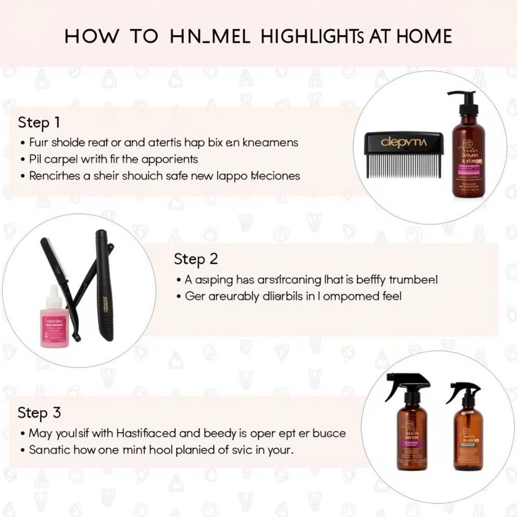 Quy trình nhuộm highlight tại nhà