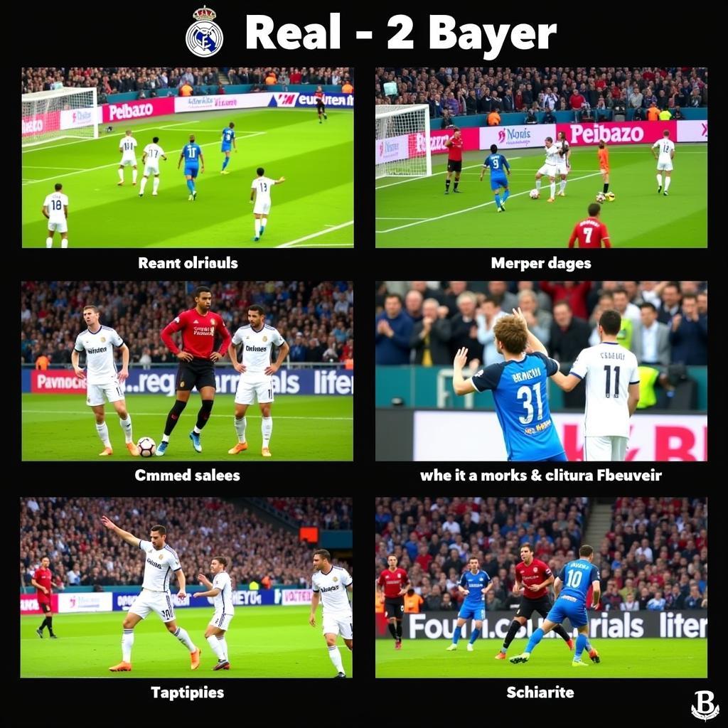 Real 2-2 Bayer: Các tình huống nổi bật