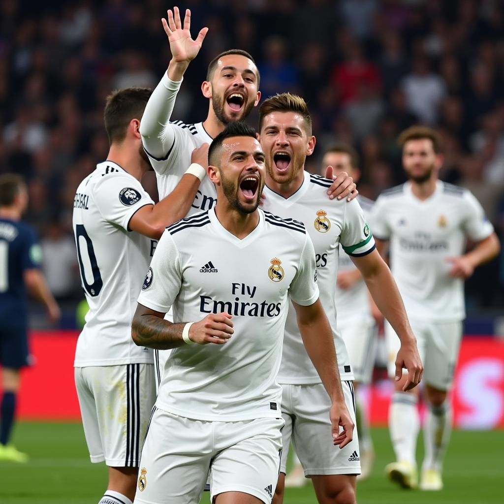 Real Madrid chiến thắng PSG tại Champions League 2018