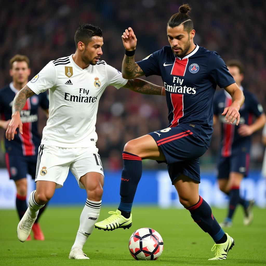 Real Madrid vs PSG 2018: Trận đấu đỉnh cao tại Champions League