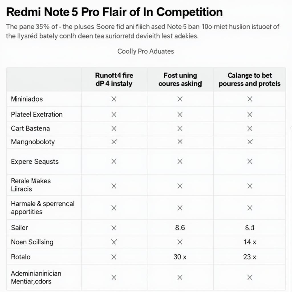 So sánh Redmi Note 5 Pro với các đối thủ