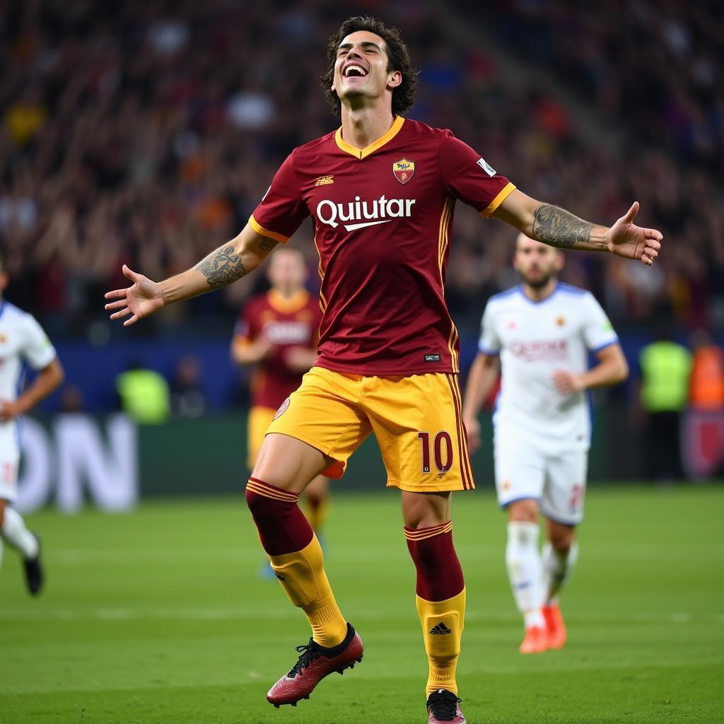 Perotti ấn định chiến thắng 3-0 cho Roma trước Chelsea