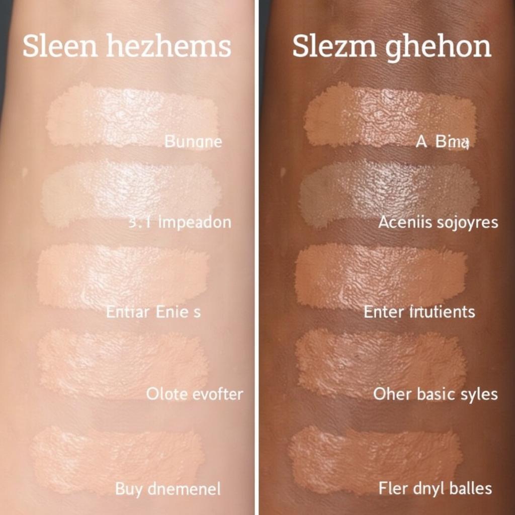 Sleek Highlighter Shades for Different Skin Tones