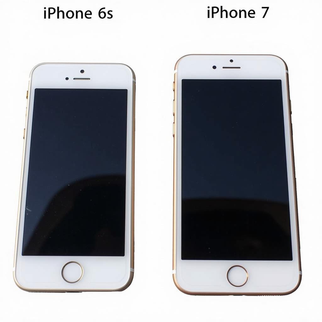 So sánh màn hình iPhone 6s và iPhone 7