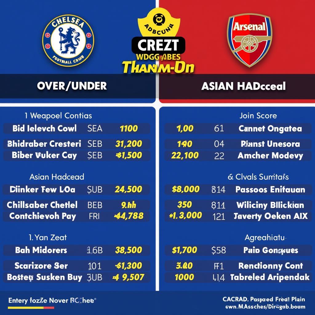 Soi kèo Chelsea vs Arsenal