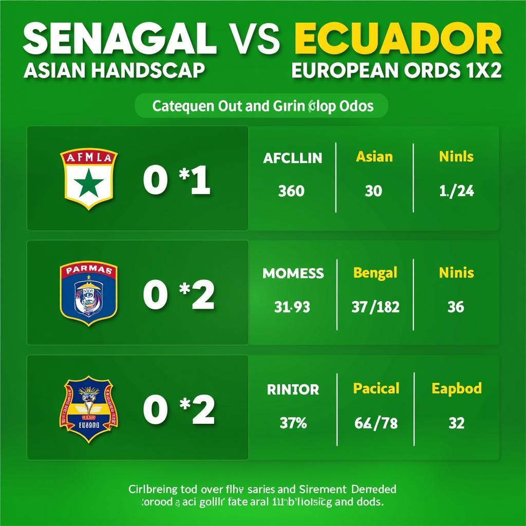 Soi kèo Senegal vs Ecuador: Kèo châu Á, châu Âu và Tài Xỉu chi tiết