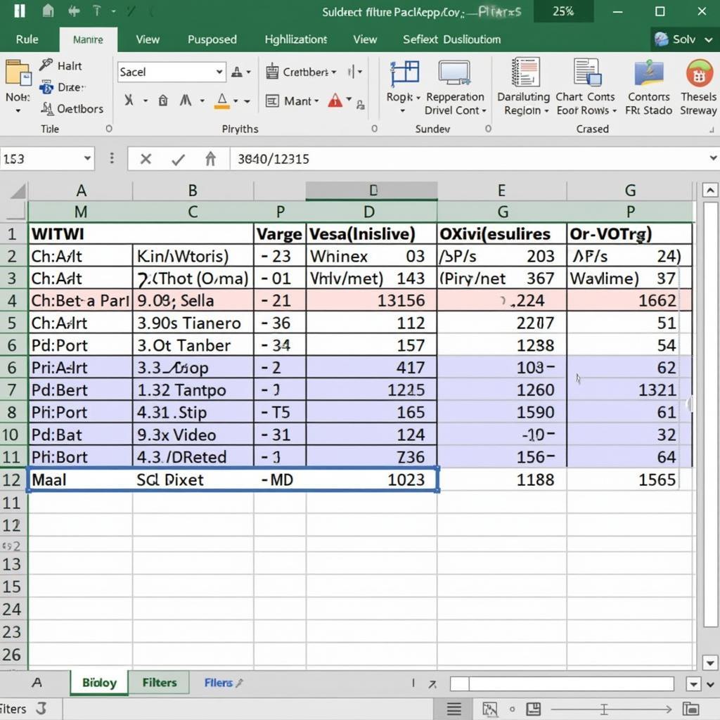 Sử dụng Filter trong Excel