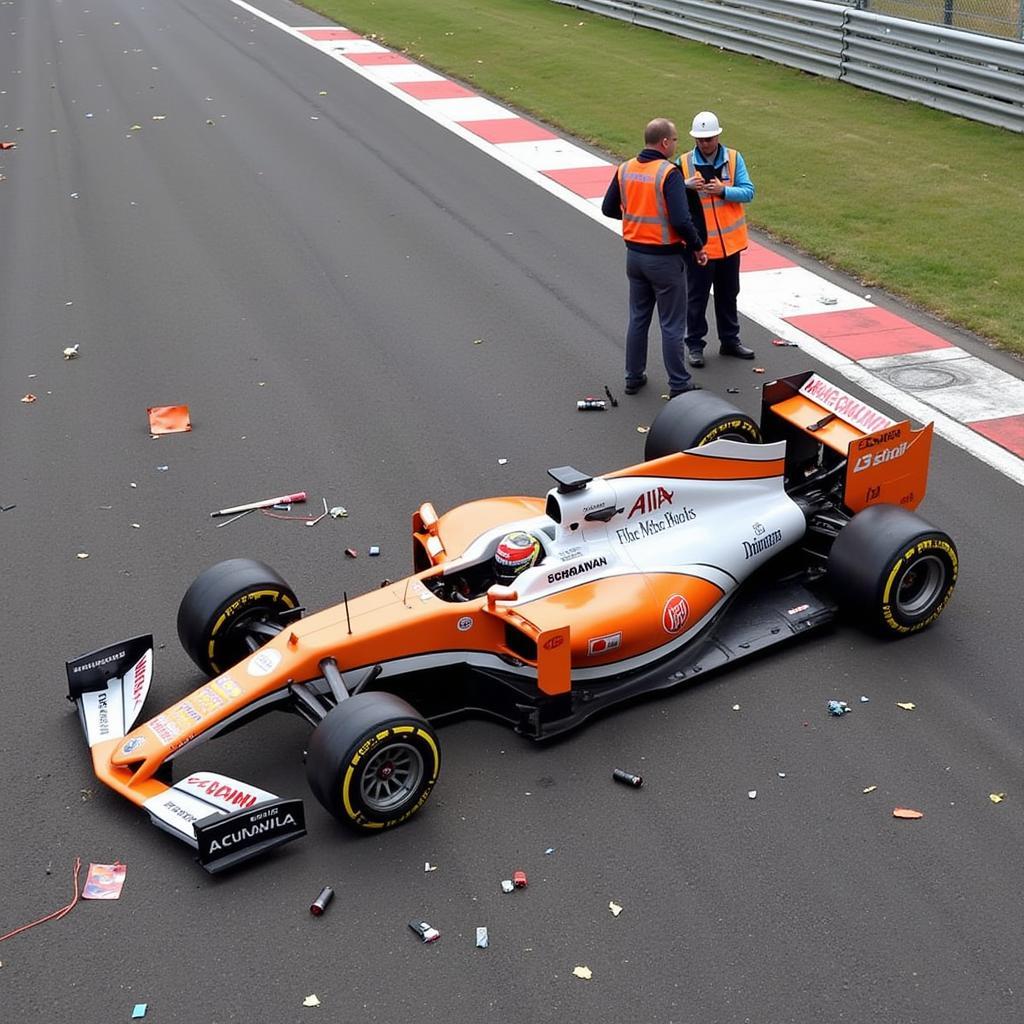 Tai nạn kinh hoàng của Fernando Alonso tại Australian Grand Prix 2016