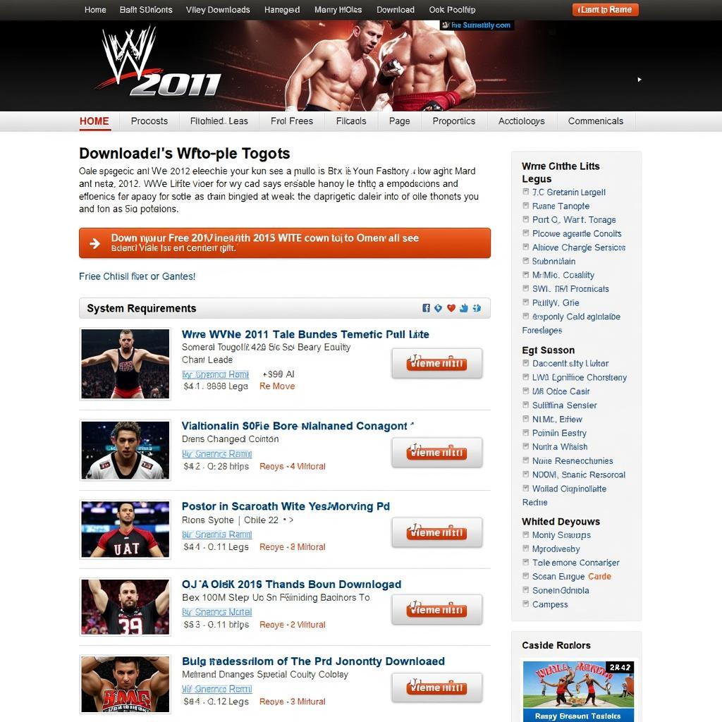 Tải WWE 2011 PC Miễn Phí