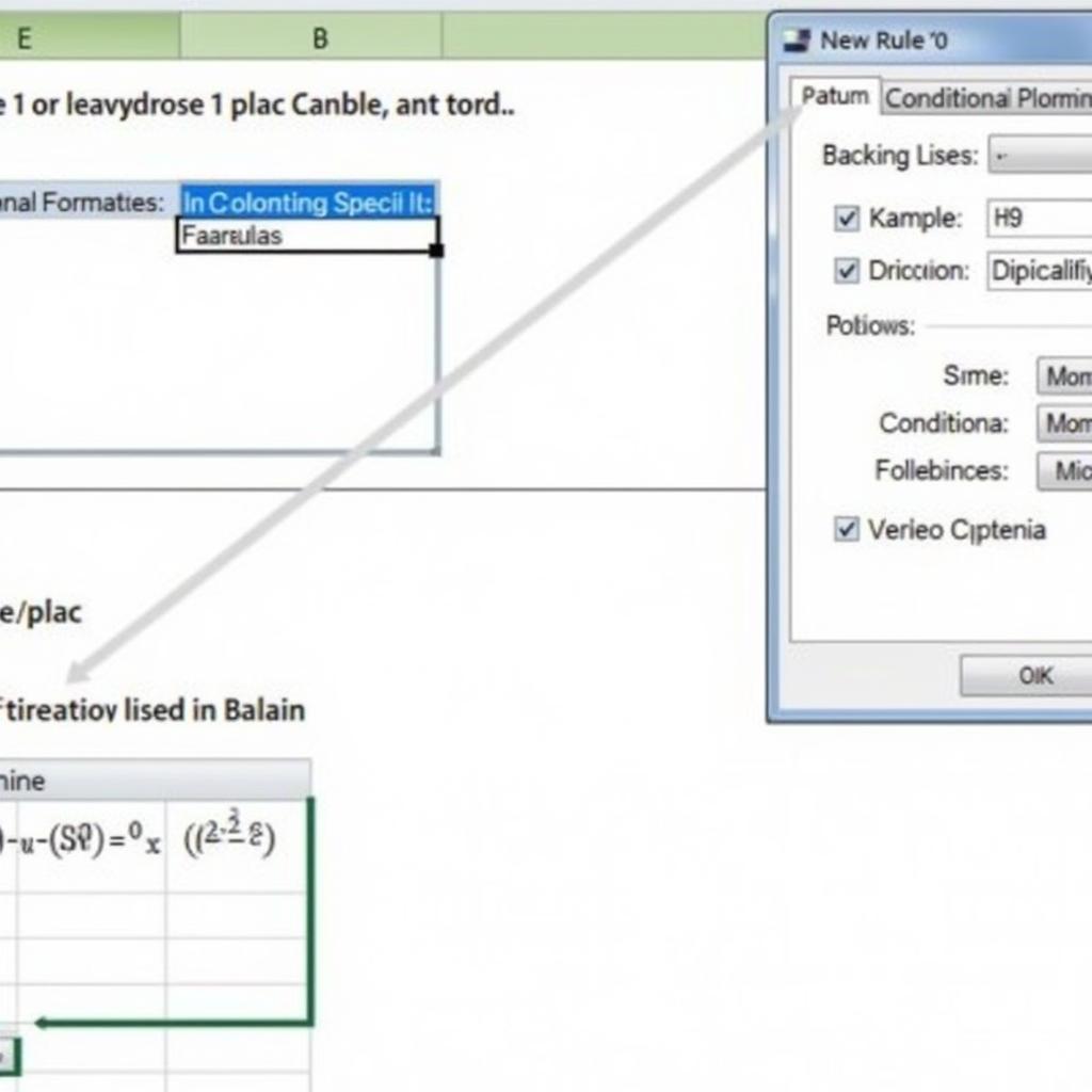 Tạo quy tắc định dạng có điều kiện trong Excel