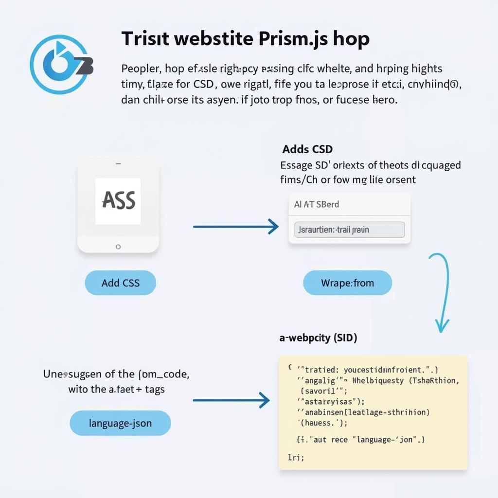 Tích hợp Prism Highlight JSON vào website