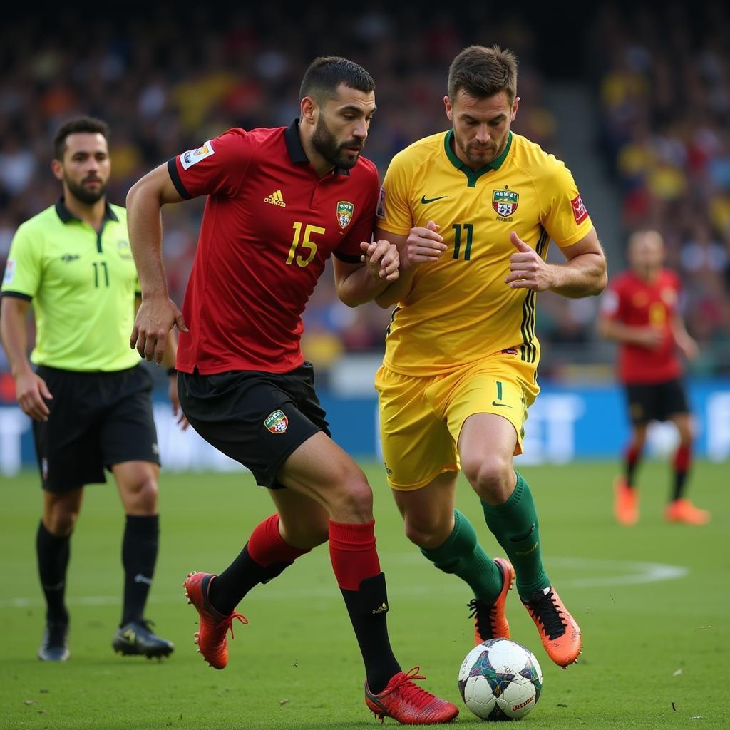 Tình Huống Gay Cấn Highlight UAE vs Australia