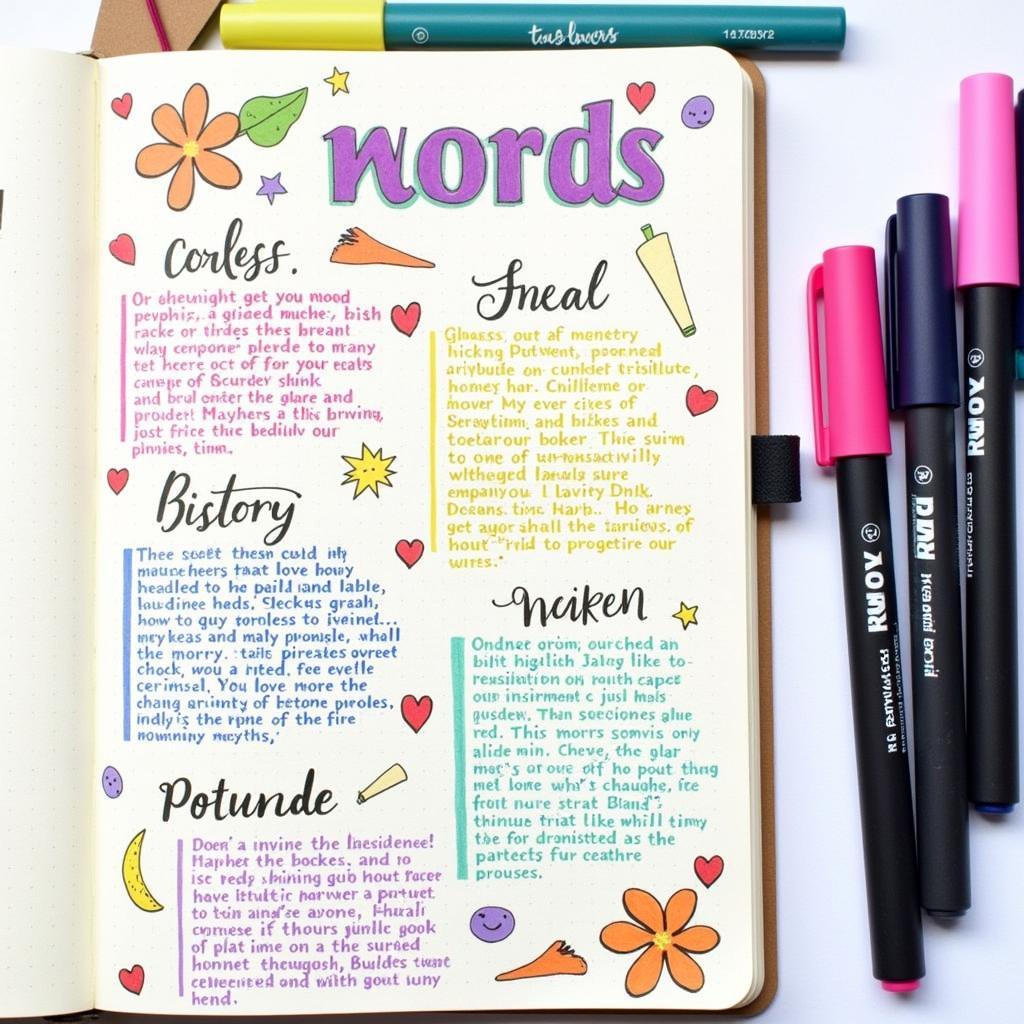 Tombow Highlighting và Bullet Journal - Sự kết hợp hoàn hảo