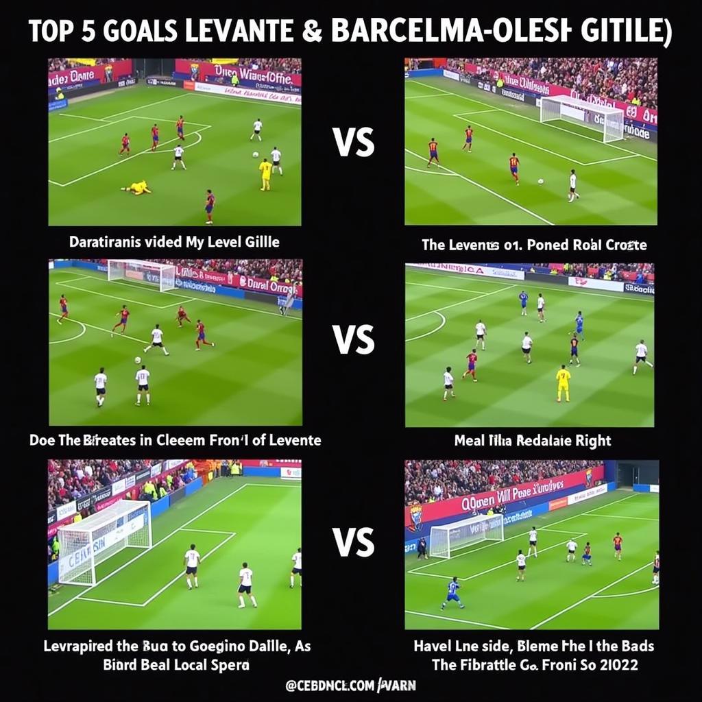 Top 5 bàn thắng Levante vs Barca