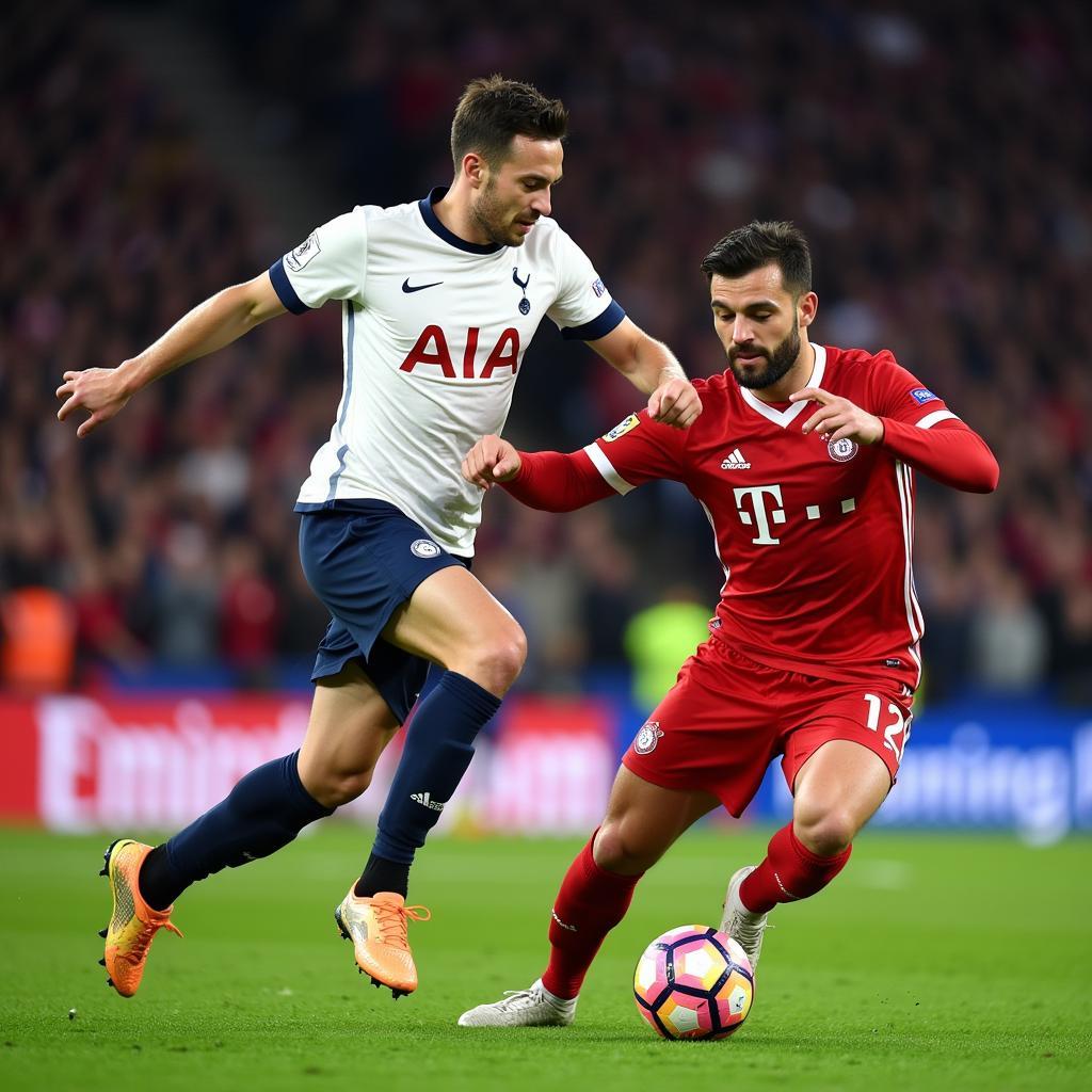 Đối đầu kịch tính giữa Tottenham và Bayern Munich