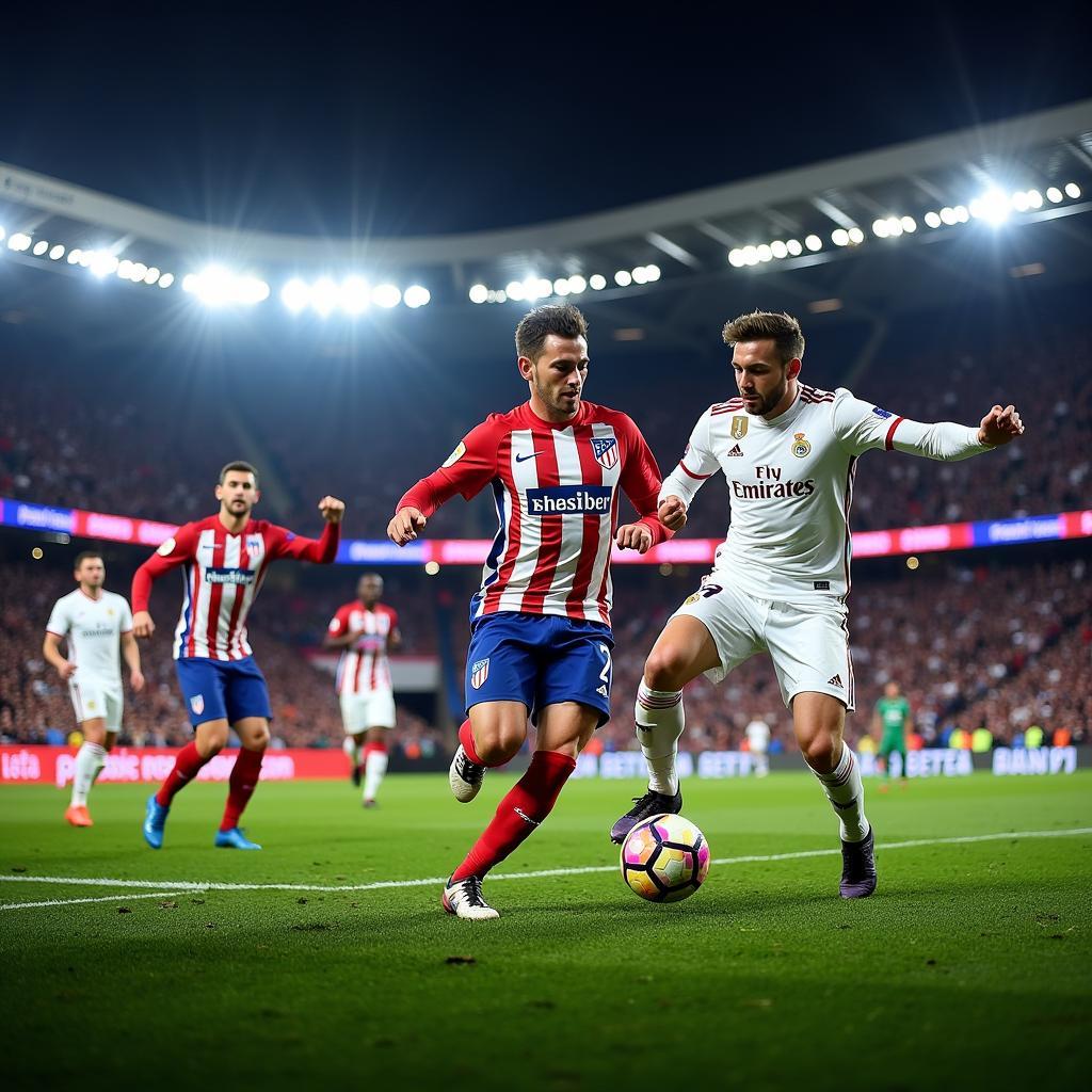 Trận đấu kinh điển giữa Atletico Madrid và Real Madrid