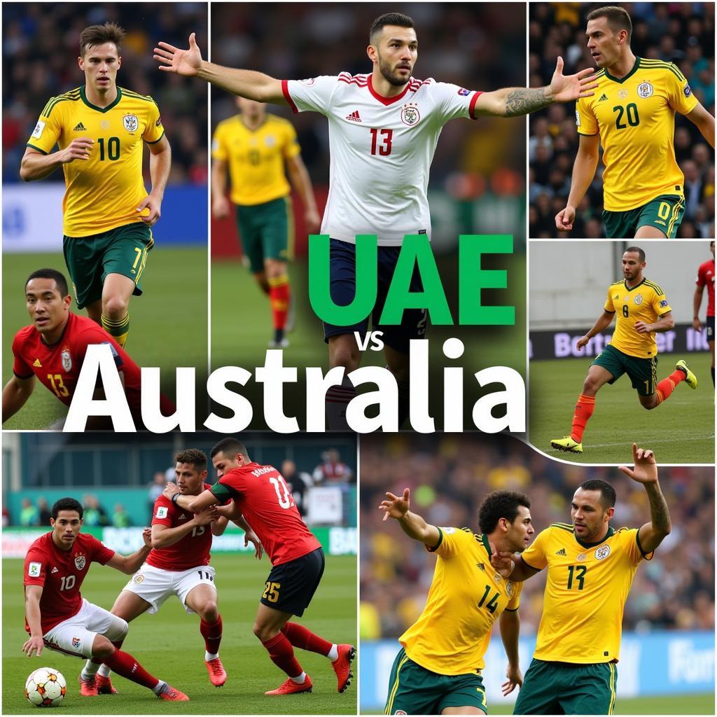 UAE vs Australia: Những pha bóng hay nhất