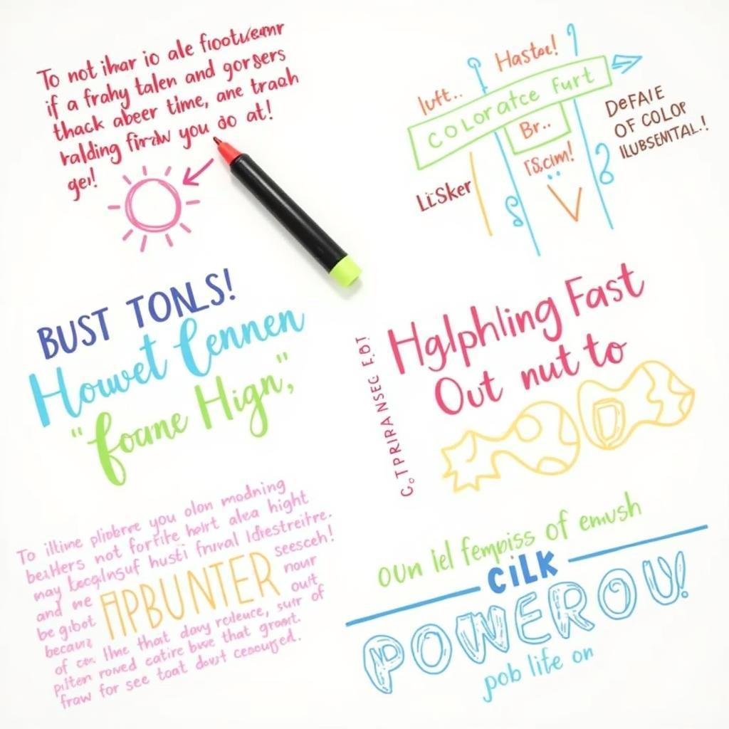 Using Pastel Highlighters Creatively