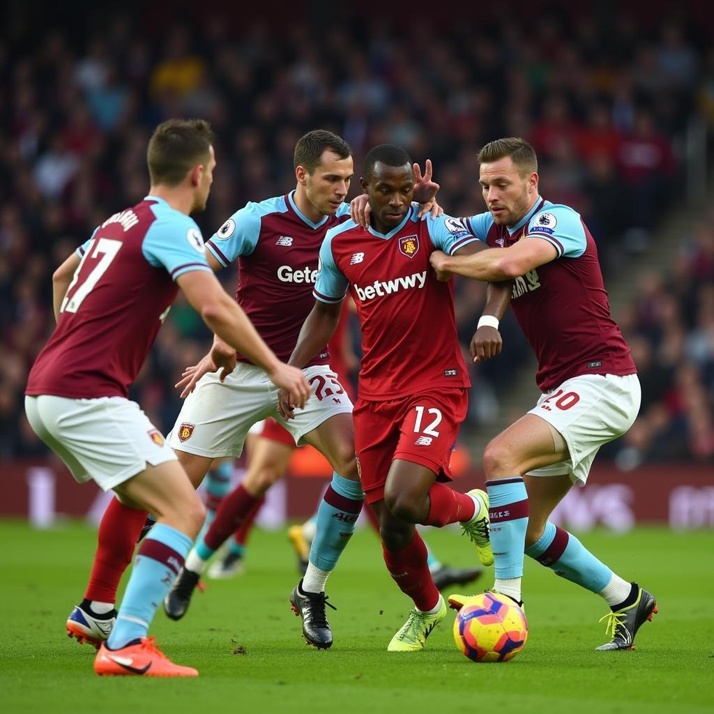 West Ham phòng ngự bế tắc