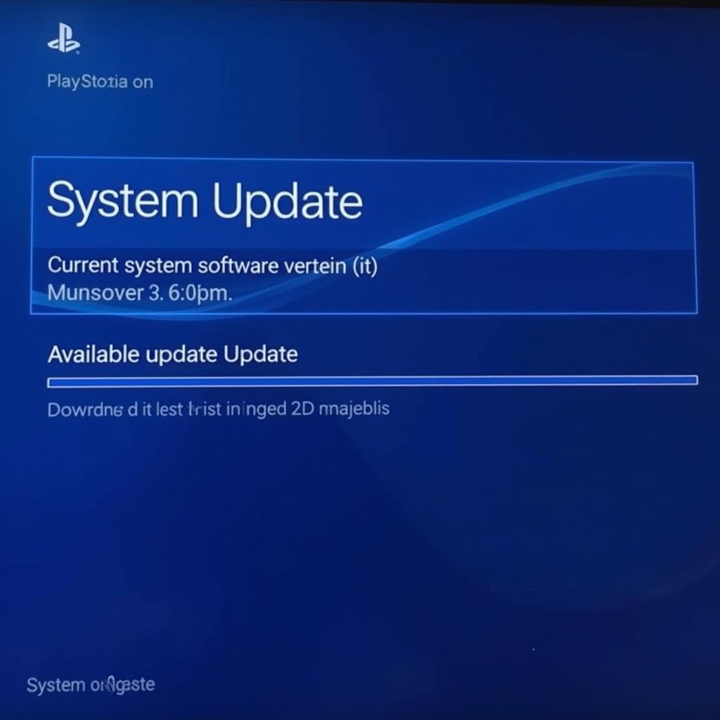 Updating System Software on PS4