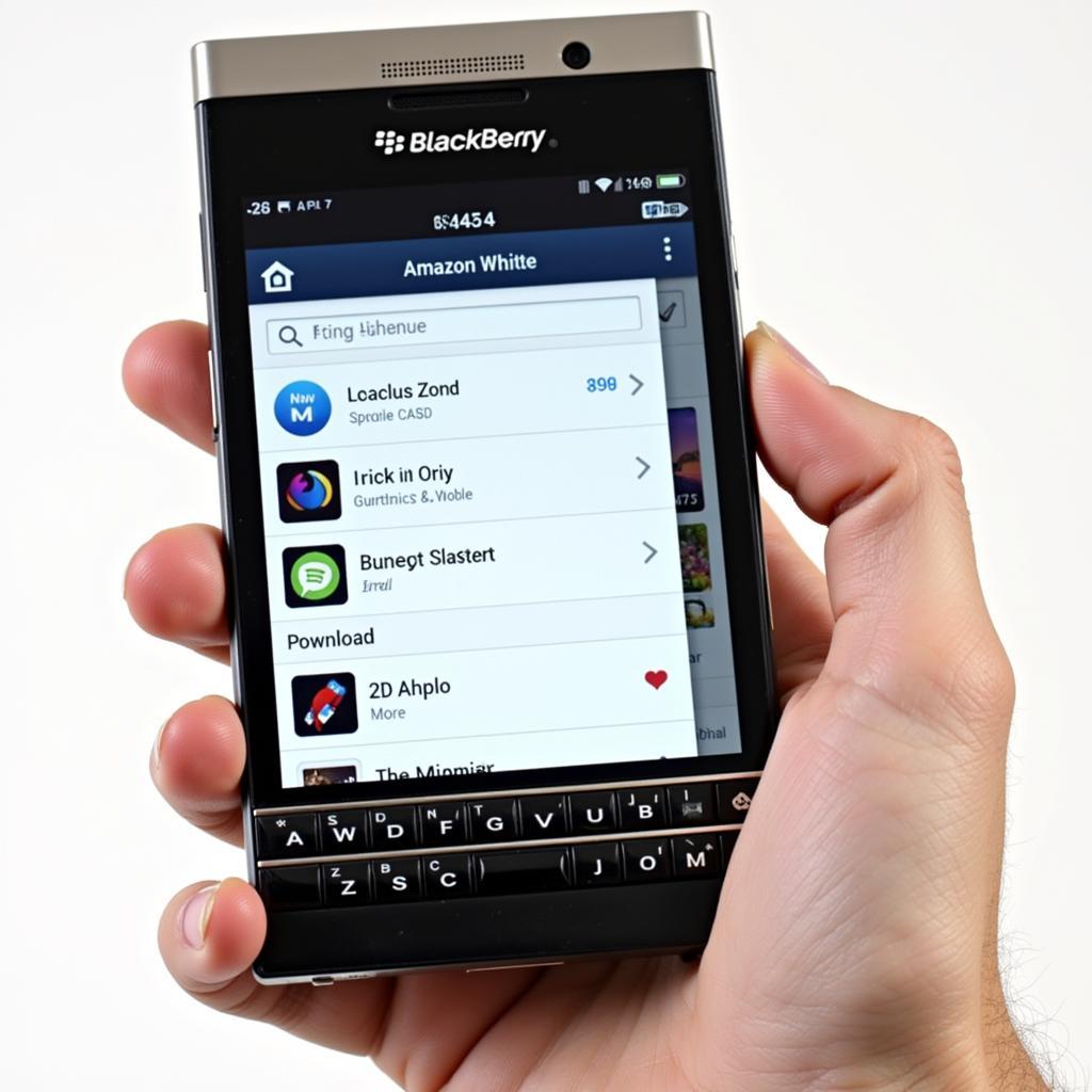 Blackberry Passport sử dụng Amazon Appstore