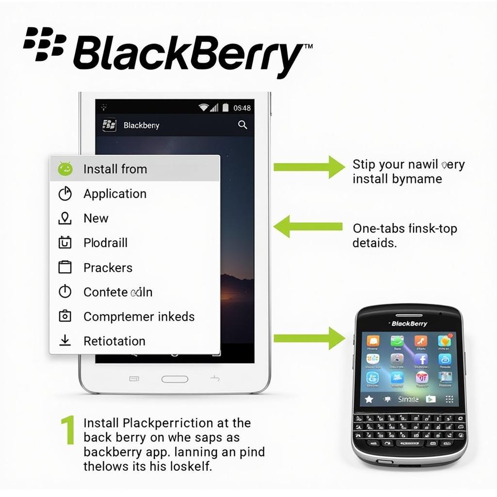 Blackberry Passport cài đặt ứng dụng bằng Snap