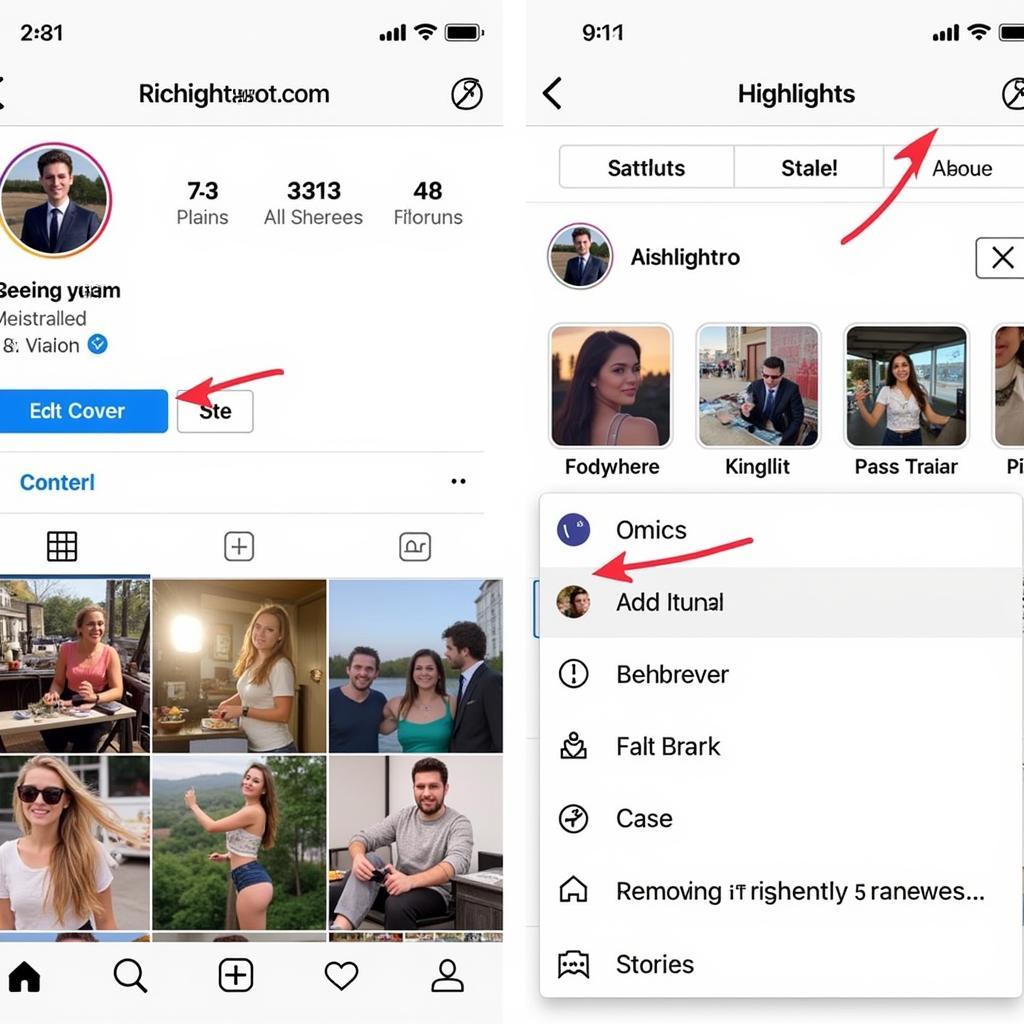 Editing Instagram highlights