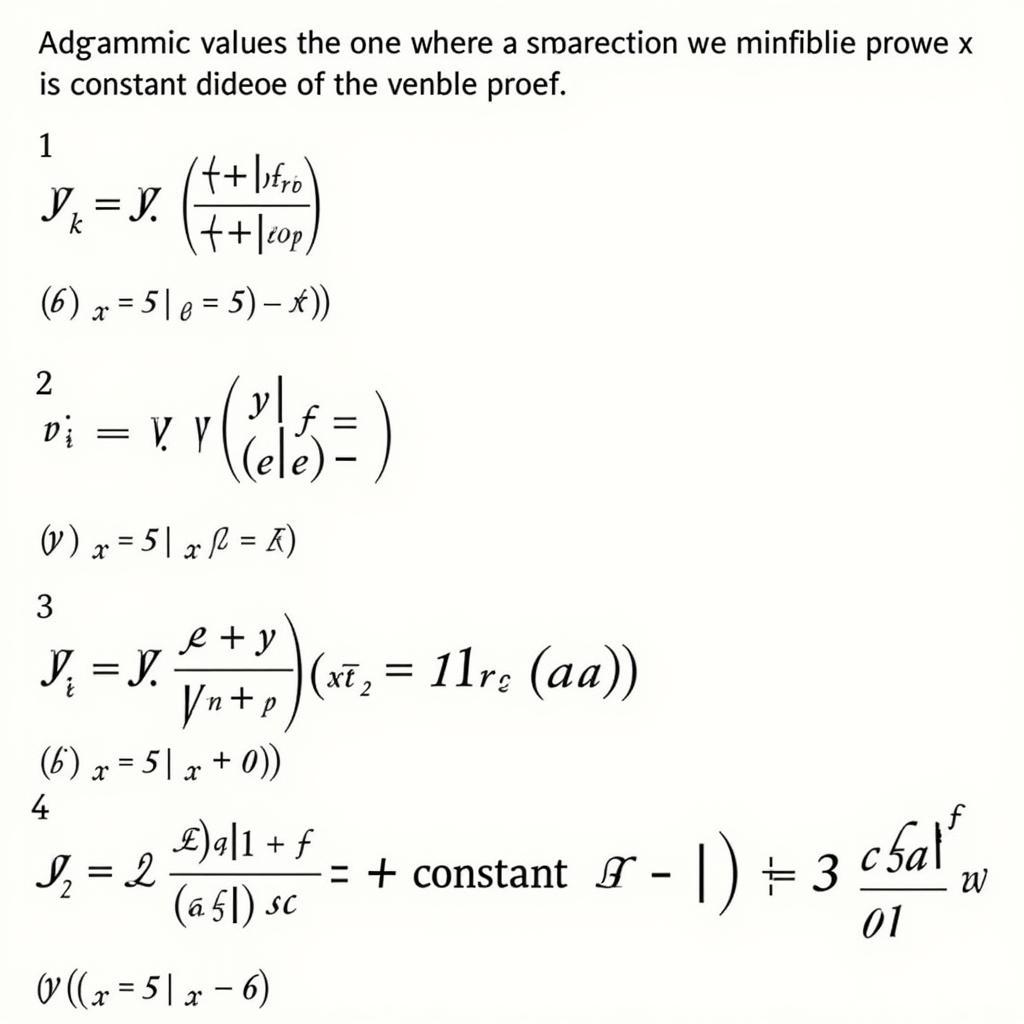 Basic Concepts of Proving Expression Independence from x