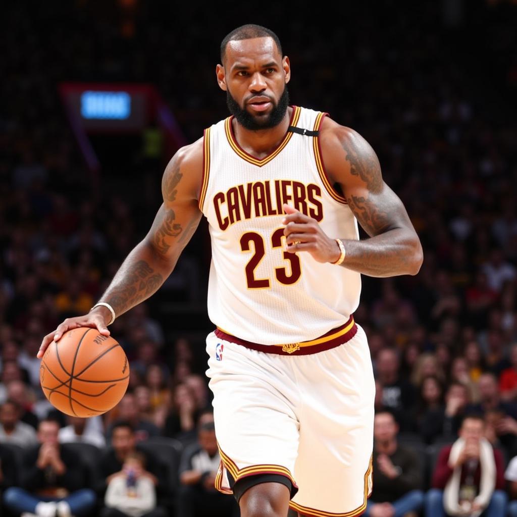 LeBron James trong màu áo Cavaliers tại Playoffs 2018