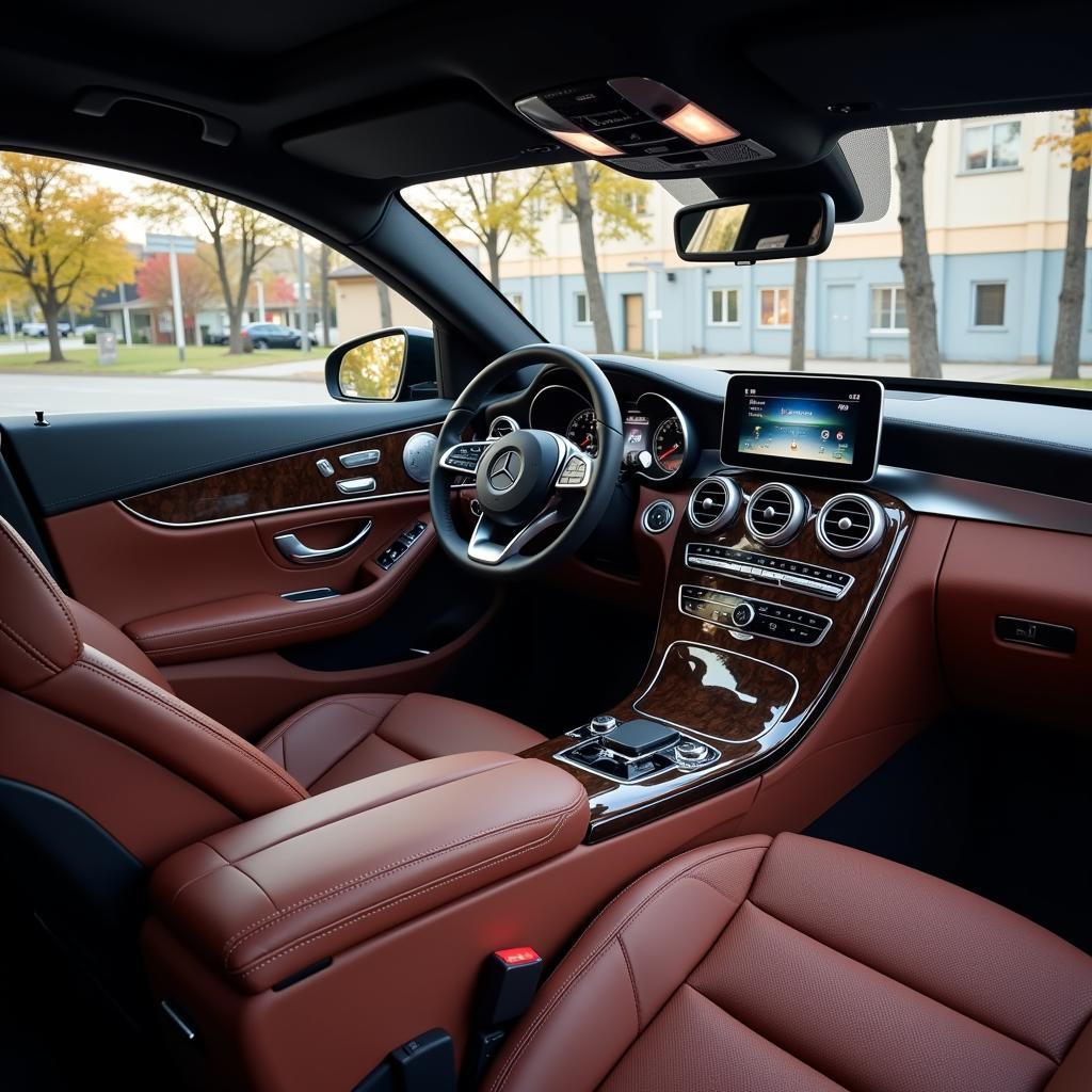 Mercedes C300 2019 Luxurious Interior